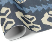 oost-Turks Perzisch tapijtblauw Cadeaupapier (Rol Hoek)