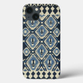 oost-Turks Perzisch tapijtblauw Case-Mate iPhone Case (Achterkant)