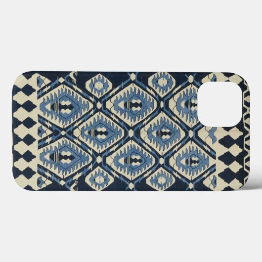 oost-Turks Perzisch tapijtblauw Case-Mate iPhone Case (Achterkant (horizontaal))