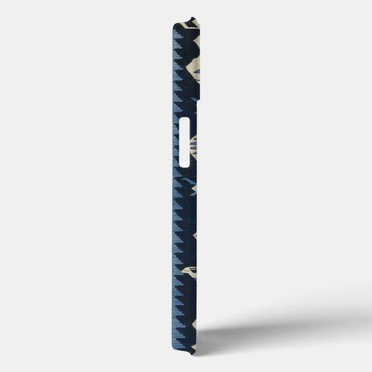 oost-Turks Perzisch tapijtblauw Case-Mate iPhone Case (Achterkant / Rechts)