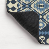 oost-Turks Perzisch tapijtblauw Muismat (Hoek)