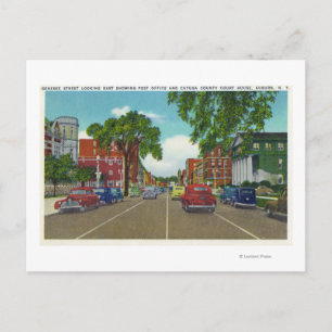 Oost-Uitzicht Genesee Street Briefkaart