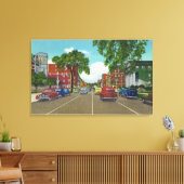 Oost-Uitzicht Genesee Street Canvas Afdruk (Insitu (Woonkamer))