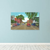 Oost-Uitzicht Genesee Street Canvas Afdruk (Insitu (Houten vloer))