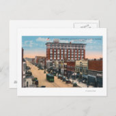 Oost-Uitzicht Midden-AvenueGrote Herfsten, MT Briefkaart (Voorkant / Achterkant)