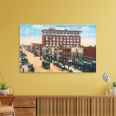 Oost-Uitzicht Midden-AvenueGrote Herfsten, MT Canvas Afdruk (Insitu (Woonkamer))