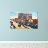 Oost-Uitzicht Midden-AvenueGrote Herfsten, MT Canvas Afdruk (Insitu (Houten vloer))