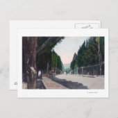 Oost-Uitzicht op Main StreetLewiston, ID Briefkaart (Voorkant / Achterkant)