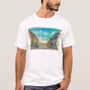 Oost-Uitzicht van Center StreetPocatello, ID T-shirt