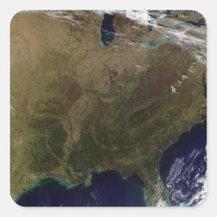 Oost-Verenigde Staten 3 Vierkante Sticker