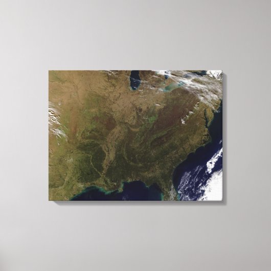 Oost-Verenigde Staten Canvas Afdruk (Voorkant)