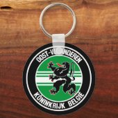 Oost-Vlaanderen Rond Embleem Sleutelhanger (Voorkant)