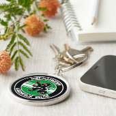 Oost-Vlaanderen Round Emblem Sleutelhanger (Zijkant)