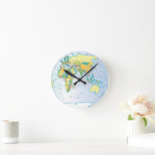 Oost-wereldkaart klok (Huis)