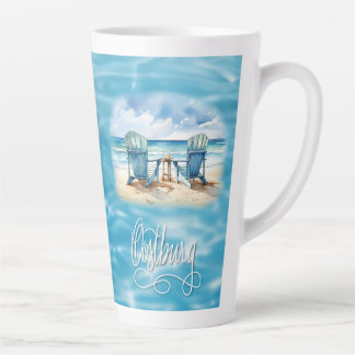 Oostburg Beach (bijpassend journaal beschikbaar) Latte Mok