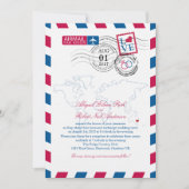 Oostelijk Australië Airmail Wedding Kaart (Voorkant)