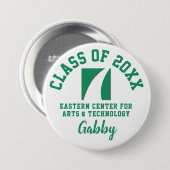 Oostelijk Centrum voor Kunst & Technologie Button  (Voorkant /achterkant)