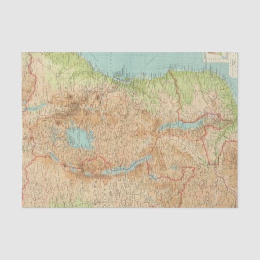 oostelijk deel van Centraal-Afrika Tissuepapier (Voorkant)