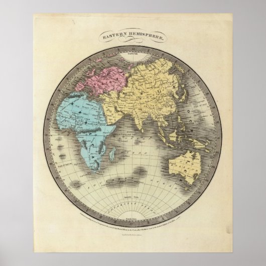 oostelijk halfrond 10 poster (Voorkant)