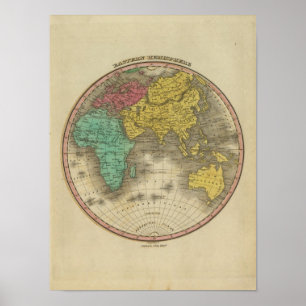 oostelijk halfrond 15 poster