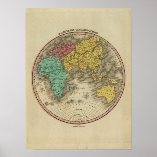 oostelijk halfrond 15 poster (Voorkant)