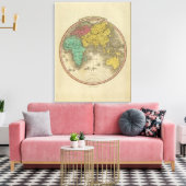 oostelijk halfrond 5 canvas afdruk (Insitu (Woonkamer))