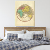 oostelijk halfrond 5 canvas afdruk (Insitu (Slaapkamer))