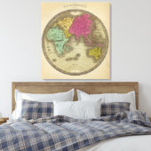 oostelijk halfrond 8 canvas afdruk (Insitu (Slaapkamer))