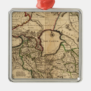 Oostelijk halfrond en Rome Metalen Ornament