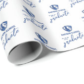 Oostelijk Illinois Panthers Head en Wordmark Logo Cadeaupapier (Rol Hoek)