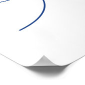 Oostelijk Illinois Panthers Head en Wordmark Logo Poster (Hoek)