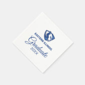 Oostelijk Illinois Panthers Head en Wordmark Logo Servet (Hoek)