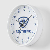 Oostelijk Illinois Panthers Shield & Wordmark Logo (Hoek)