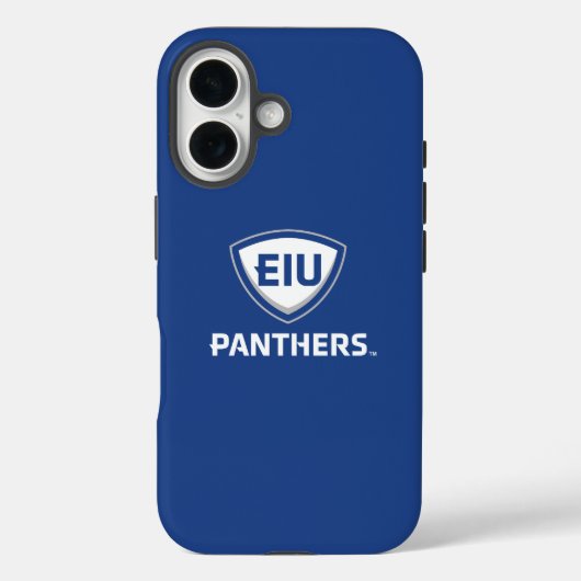 Oostelijk Illinois Panthers Shield & Wordmark Logo Case-Mate iPhone Case (Achterkant)