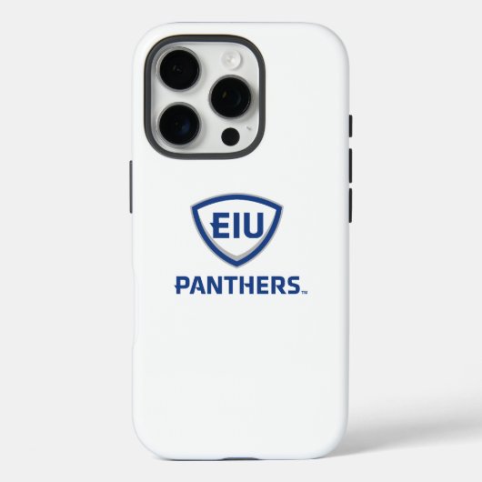 Oostelijk Illinois Panthers Shield & Wordmark Logo Case-Mate iPhone Case (Achterkant)