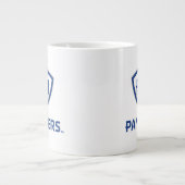 Oostelijk Illinois Panthers Shield & Wordmark Logo Grote Koffiekop (Voorkant)