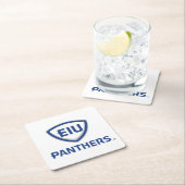 Oostelijk Illinois Panthers Shield & Wordmark Logo Kartonnen Onderzetters (Insitu)