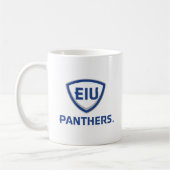 Oostelijk Illinois Panthers Shield & Wordmark Logo Koffiemok (Links)