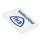 Oostelijk Illinois Panthers Shield & Wordmark Logo Magneet (Rechterzijde)