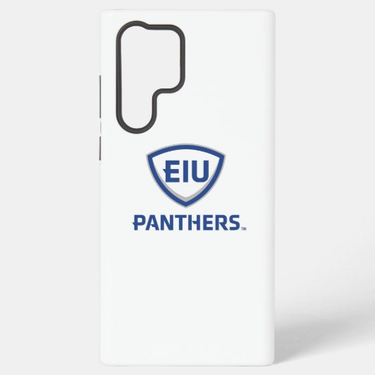 Oostelijk Illinois Panthers Shield & Wordmark Logo Samsung Galaxy Hoesje (Achterkant)