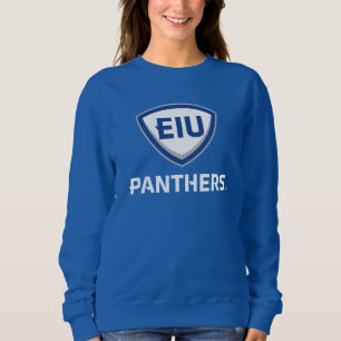 Oostelijk Illinois Panthers Shield & Wordmark Logo Trui