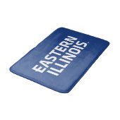 Oostelijk Illinois University Wordmark Logo Badmat (Gekanteld)