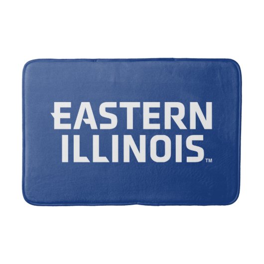 Oostelijk Illinois University Wordmark Logo Badmat (Voorkant)
