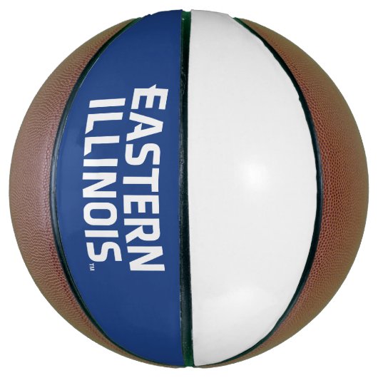 Oostelijk Illinois University Wordmark Logo Basketbal (Verticaal)