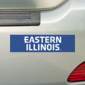Oostelijk Illinois University Wordmark Logo Bumpersticker (Op auto)