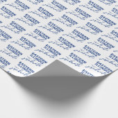 Oostelijk Illinois University Wordmark Logo Cadeaupapier (Hoek)