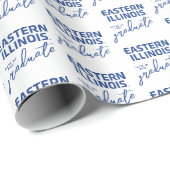 Oostelijk Illinois University Wordmark Logo Cadeaupapier (Rol Hoek)