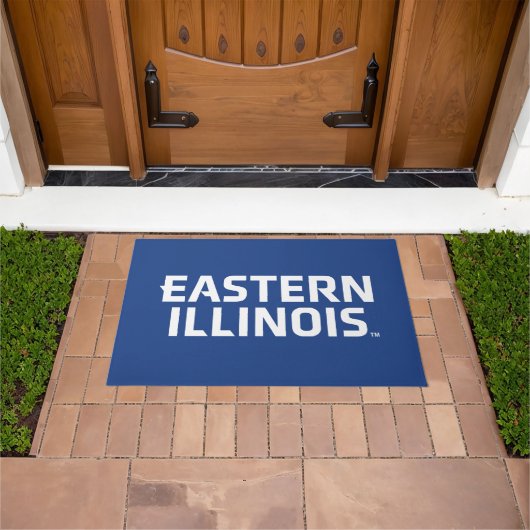 Oostelijk Illinois University Wordmark Logo Deurmat (Buiten)
