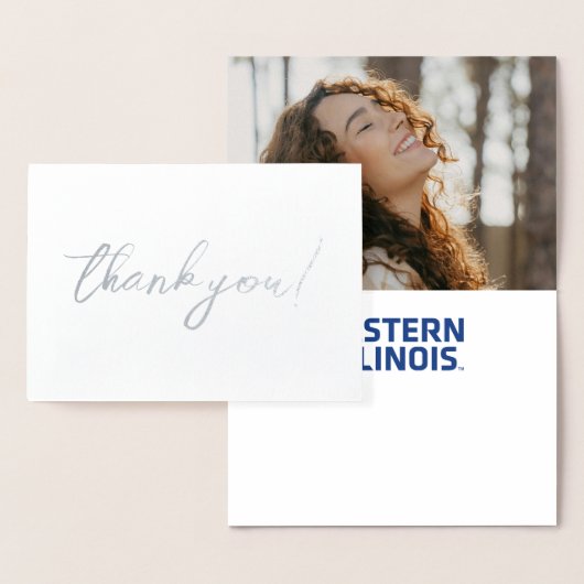 Oostelijk Illinois University Wordmark Logo Folie Kaarten (Display)