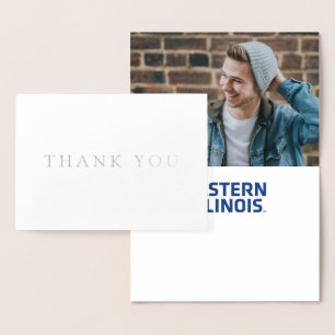 Oostelijk Illinois University Wordmark Logo Folie Kaarten